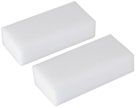 Gomma magica Set di 2 Gomme spugne Bianche per Cancellare sporco calcare da ogni superficie bagni muri scarpe senza detersivi