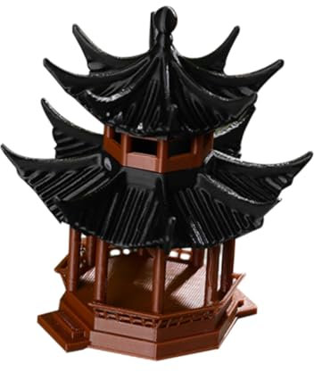 HANABASS Miniatura Padiglione Decorativo Stile Cinese Per Acquari e Ornamentazione Per Bonsai e Paesaggi Medie Per Decorazioni Zen e Regali Per Amici e Famiglia