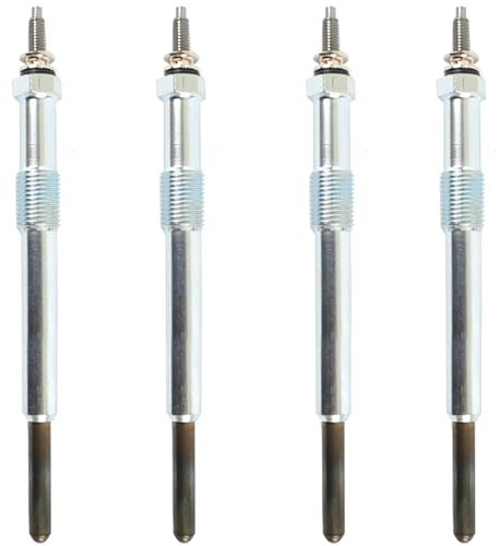 Partsline (Lot de 4) Bougie de Préchauffage compatible avec C4, C5, Jumper, Jumpy, Scudo, Ulysse, C-Max, Focus, Galaxy II, Kuga, 307, 308, 406, 407, 508, 607, 807, Expert 2.0 2.2 HDI JTD - 1610429180