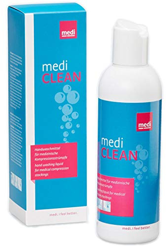 medi CLEAN Waschmittel f??r Kompressionsstr??mpfe 200 ml (Duftfrei, Ionenfrei)