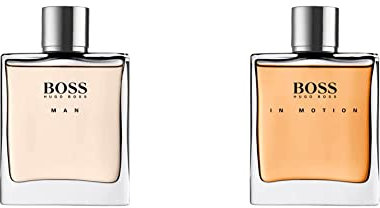 BOSS Man Eau de Toilette, 100ml (Packaging May Vary) & BOSS In Motion Eau de Toilette 100ml