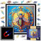 Holzpuzzle Erwachsene Mit Rahmen - Magnetische HolzPuzzles Tiere 200 Teile - Holz Puzzle erwachsen Schwer- Wooden Puzzle - Wanddeko Wohnzimmer - Geburtstags Weihnachten Geschenke (Buzzing Bee)