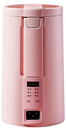 CRBUDY Spremiagrumi Elettrico Macchina per Latte di Soia Mini Riscaldabile Spremiagrumi per Latte di Soia Frullatore per Pasta di Riso Senza Filtro con Vapore Colazione