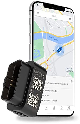 REWIRE SECURITY DB3 Plug & Play OBD GPS Vehicle Tracker – Portable Real-Time Locator for Car, Truck, Van | Easy Install | Automatic Alerts | Built-In Back-Up Battery | Low-Cost Monthly Subscription