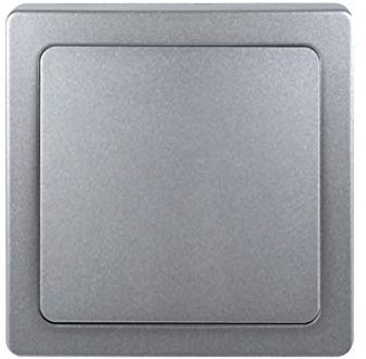 Interrupteur va et Vient - Prises electriques Standard - Prise Extra Plate - Prise Murale - Interrupteur va et Vient sans Fil - Prise Murale - Gamme Blok - Va Et Vient Alu - Debflex