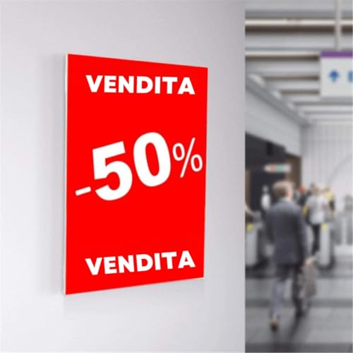 Pack de 10 soportes A4 de carteles adhesivos para pared -Forma en C portacartel exhibidor - Para proteger carteles y fotos de arañazos - 2 adhesivos doble cara para colocarlo en la pared