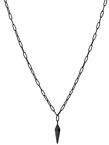 LIEBESKIND Halskette mit Pendel Edelstahl IP Black