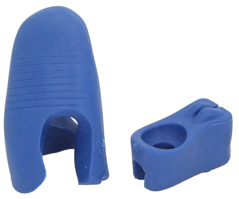 2 Stück Violinbogengriff-Korrektor, Silikon-Zug, Geeignet für Jede Größe von Violin- oder Bratschenbögen, Ideal für Anfänger (BLUE)