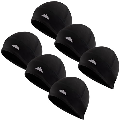 Tough Headwear Skull Cap - Skull Caps for Men and Women - Motorcycle Bike or Football Helmet Liner - Warm Mens Womens Head Liners - Winter Running Beanie Hat