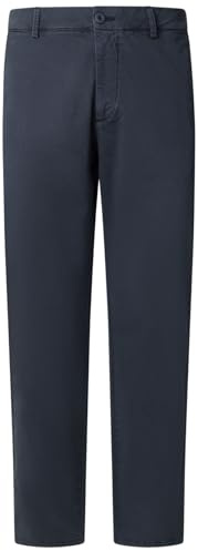 Pepe Jeans Slim Chino Twill Pantalones, Azul (Dulwich Blue), 40 Hombre, Azul (Dulwich Blue), 40