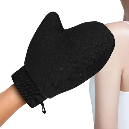 Guanto Autoabbronzante | Muffola per Autoabbronzante Naturale,Morbido Applicatore in Tessuto per Pelli Sensibili Casa Doccia Viaggio Donne Uomini Viso Gambe Schiena