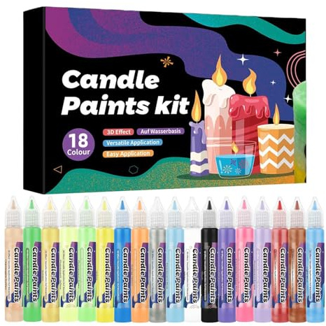 Set di pennarelli in a 18 colori, kit di decorazioni per festival, forniture artigianali per principianti, strumenti di pittura vivaci con inchiostro liscio, set da disegno creativo per feste di