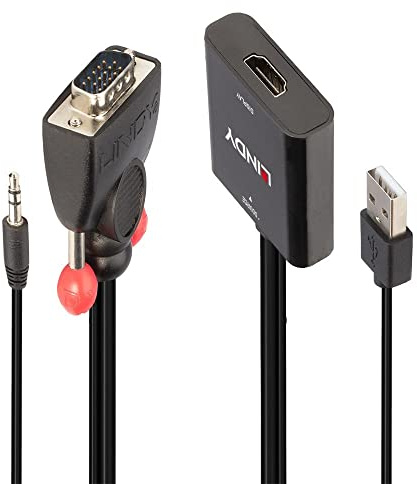 VGA och ljud till HDMI-omvandlare