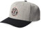 Brixton Men's Rival C MP Snapback Cap, Light Heather Grey/Black, One Size
