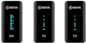 Boya 2.4 GHz Ultra-Compacte Microfoon Draadloos BY-XM6-S2