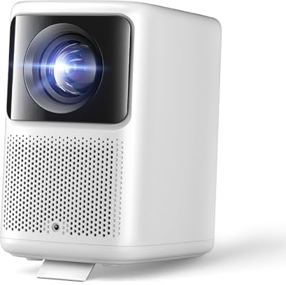 Dangbei N2 Beamer Klein, Netflix offiziell lizenziert, 1080P Full HD, 400 ISO Lumen, 2 * 6W Lautsprecher, Dolby Audio, Heimprojektor mit WLAN und Bluetooth, HDR 10, HLG, Autofokus