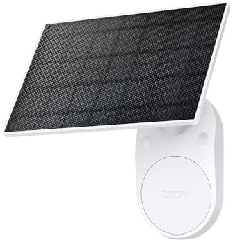 Tapo A201 Solar Panel | Compatible with All Tapo Cameras | Waterproof IP65 | Efficient Monocrystalline Cells | Flexible Installation with 4 m Cable