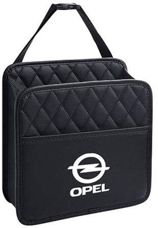 VTANOK Aufbewahrungstasche Zwischen Autositzen,für Opel Astra K Sports Tourer 2016-2024 Auto Autositztasche Leder Lederhandtaschenhalter Autotaschen