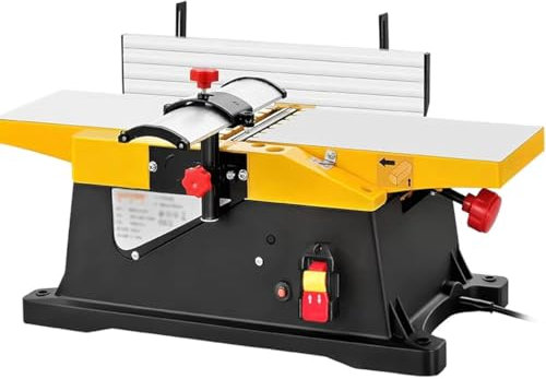 YXFAZPP Raboteuse d'épaisseur de Bois de Bureau de 6 Pouces, raboteuse de Paillasse de 1800 W, raboteuse électrique multifonctionnelle, fraiseuse de Forage, Profondeur de rabotage