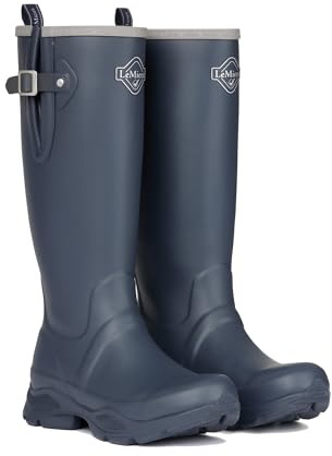 LeMieux Ultra Stride Wellington Boots - Womens - Cushioned Insole - Waterproof - Navy UK7