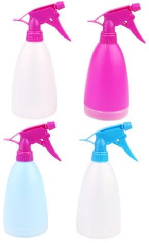 Gatuida 4 pezzi Bottiglie Spray per Parrucchieri Nebulizzatore Ricaricabile Design Ergonomico Nebulizzazione per Domestico e Colori Random Colore Casuale Riutilizzabile Colore Casuale