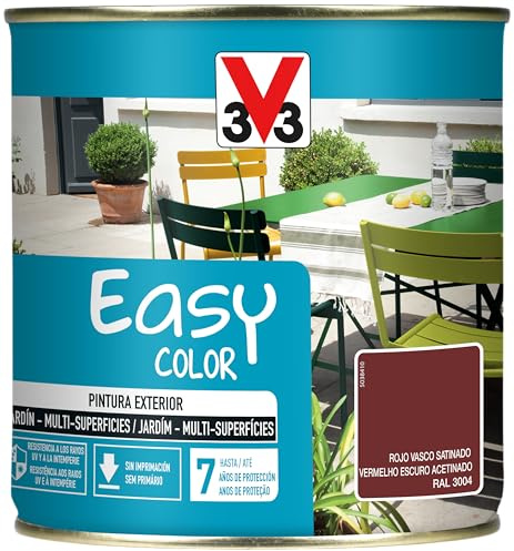 V33 PINTURA EASY COLOR SATINADO AZUL 0,5L