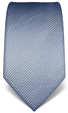 Vincenzo Boretti Herren Krawatte reine Seide gemustert edel Männer-Design zum Hemd mit Anzug für Business Hochzeit 8 cm schmal/breit hellblau