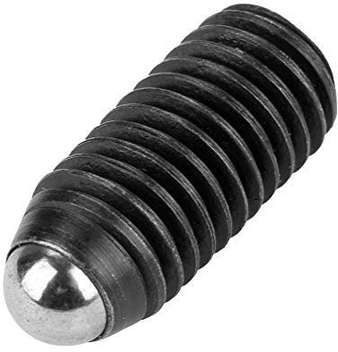 Set di pistoncini a molla con guida a sfera in acciaio al carbonio, esagono incassato M12, 10 pezzi (M12 * 25)