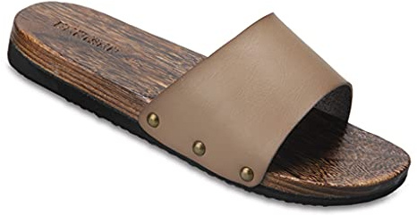 YXCKG Sandali con Zoccoli di Legno, Infradito e Pantofole Piatte da Esterno, Scarpe Tradizionali Giapponesi Aperte in Punta, Suola Antiscivolo per Uomo e Donna