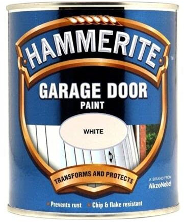 Prostko LTD Garage Door Paint 750ml Black, Blue, Chestnut, Green, Red, White, Enamel (White)