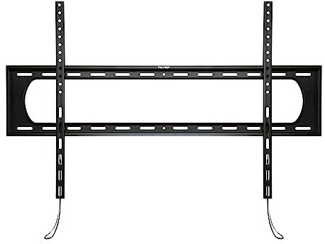 Vultech BTV-T55120LITE Support Mural Fixe pour TV LED LCD, Moniteur et TV incurvés de 55 à 120 Pouces, Max VESA 900 x 600, résistant 120 kg avec Niveau à Bulle