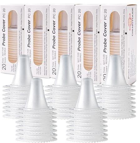 200X Ear Thermometer Probe Covers, Lens Filters, Refill Covers for All Braun themometer Models BPA Free Digital Disposable Covers