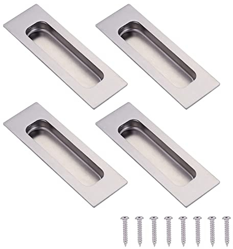 UTMACH 4 Pezzi Maniglia da Incasso Porta Scorrevole Maniglie Porte Incasso