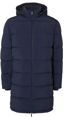 SELETED HOMME Slhcooper Puffer Coat Noos Cappotto Trapuntato, Blu, XXL Uomo