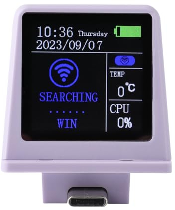EPOMAKER Smart Mini Display RT100 Mechanische Tastaturen (lila)