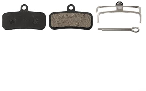 QuivyLivy Hydraulic Disc Brake Pads - ZOOM HB-876, Four-Piston -Metallic Replacement, Aluminum Alloy Bike Brake Shoes, 39.5mm, Black