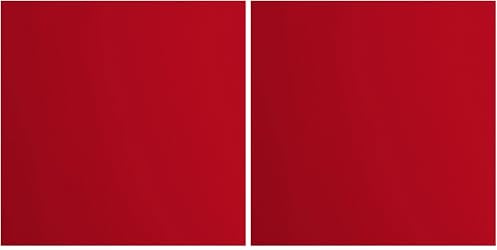 Florence Papier Cartonné Rouge Lisse - 30,5 x 30,5 cm - Poppy - 20 feuilles - 216 g/m² - Papier pour Scrapbooking, Carterie, Perforation et Faire Part de Mariage (Lot de 2)