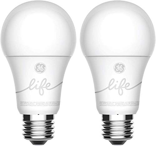 GE Lighting CYNC Smart Light Bulbs, Bluetooth Enabled, Alexa and Google Home Compatible, Soft White (2Pack), Packaging May Vary