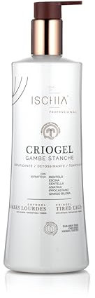 Ischia Eau Thermale [500 ml.] Criogel Gambe Stanche - Gel ad azione Defaticante, Detossinante e Tonificante - Effetto Freddo - Nickel Tested