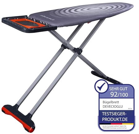DEVECIOĞLU - Ironing Board Bügelbrettbezug, speziell Bügelbrett für Dampfbügelstation | Bügelbrett klappbar | ideal als Tischbügelbrett (MM123)