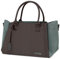 ABC Design Wickeltasche Royal – Handtasche mit Baby Zubehör – auch zum Umhängen – Melange Stoff & Lederimitat – Farbe: aloe