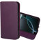 32nd Classic Series 2.0 - Real Leather Book Wallet Flip Case Cover For iPhone 16 Pro (6.3), With RFID Blocking Card Slot, Magnetic Closure and Built In Stand - Aubergine