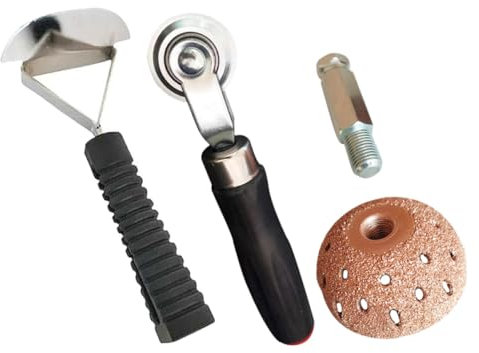 MUCKLILY Outils De Réparation De Pneus Manuel 42 Pièces Rouleau Insonorisant, Kit Complet pour Voiture Et Moto, Usage Polyvalent Toute Saison, Accessoire Indispensable pour Mécaniciens Et Bricoleurs