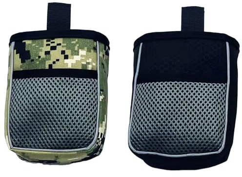 VPB Lot de 2 sacs à friandises pour chien, sac de dressage étanche, durable, réfléchissant, support mains libres, sac de promenade pour chien, grande capacité, pour dressage de chien, marche, voyage,