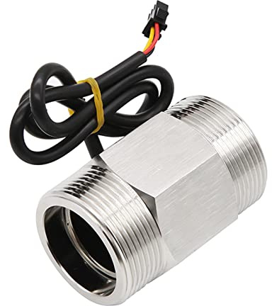 Contador de agua líquida con efecto Hall, de acero inoxidable, DN40, medidor de flujo de 3,8 cm, 5-150 l/min