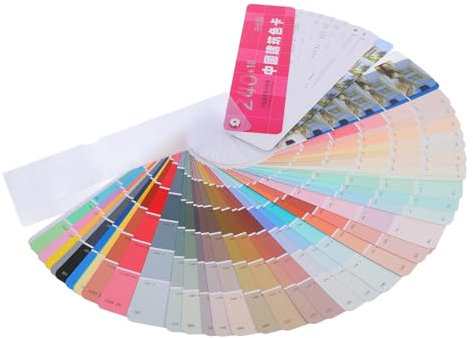SHINEOFI 1 Set Schede Campioni per Pittura con Colori Schede Vernice Standard per Abbinare Colori su Superfici Interne Ed Esterne Pratico e Portatile per Progetti Pittura