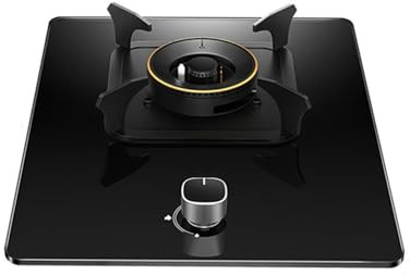 Fornello a gas for uso domestico, protezione da spegnimento tramite termocoppia, singolo fornello, fornello da tavolo da incasso for due giorni, for feste in casa, picnic, 5,2 kW(LPG)