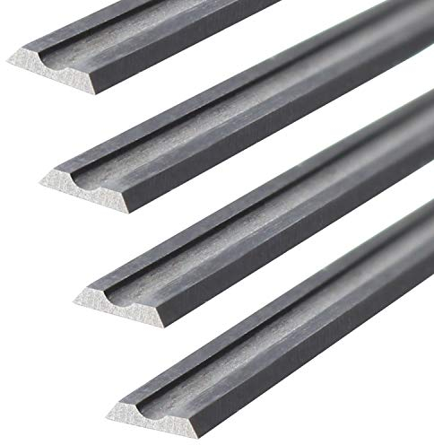 Lot de 4 lames de rabot en métal dur 80,5 mm pour rabot ELU MFF40, MFF80K, MFF80, MFF81, MFF81K