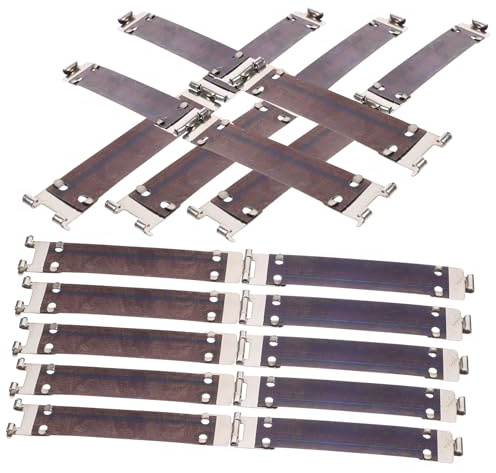 SUPVOX 10 Pezzi Chiusura a Clip in Metallo 8Cm Per Portamonete E Borse Accessori Fai Da Te Per Realizzare Borsette E Portamonete Materiale Di Alta Qualità