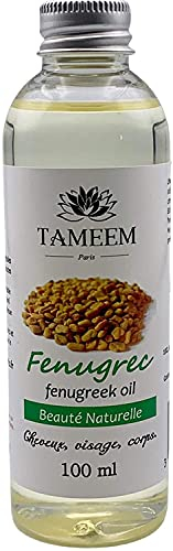 Royal Bee Huile de Fenugrec 100 ml - Pressée à froid Pure et Naturelle. Anti-rides restaure peaux sèches tonifie et augmente la poitrine -Lutte contre la chute des cheveux et la calvitie